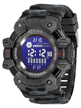 Activa Armour X Invicta Men's Digital Watch - 50mm. Camo Black (ACW8050MC-003)